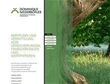 Tablet Screenshot of dominiqueniederkofler.at